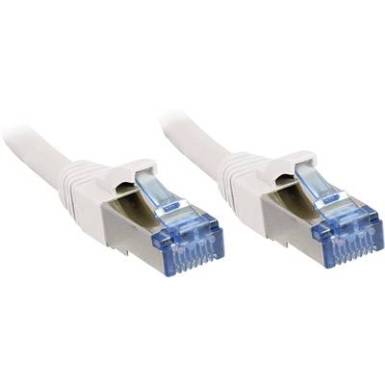 RJ45 Hálózat Csatlakozókábel CAT 6A S/FTP 0.5 m Fehér Védővel LINDY RJ45 Hálózat Csatlakozókábel CAT 6A S/FTP 0.5 m Fehér Védővel LINDY