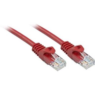 RJ45 Hálózat Csatlakozókábel CAT 6 U/UTP 0.3 m Piros Védővel LINDY RJ45 Hálózat Csatlakozókábel CAT 6 U/UTP 0.3 m Piros Védővel LINDY