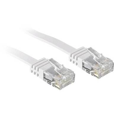 RJ45 Hálózat Csatlakozókábel CAT 6 U/UTP 2 m Fehér Védővel LINDY RJ45 Hálózat Csatlakozókábel CAT 6 U/UTP 2 m Fehér Védővel LINDY