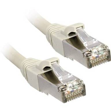 RJ45 Hálózat Csatlakozókábel CAT 6 F/UTP 3 m Szürke Védővel LINDY RJ45 Hálózat Csatlakozókábel CAT 6 F/UTP 3 m Szürke Védővel LINDY