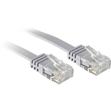 RJ45 Hálózat Csatlakozókábel CAT 6 U/UTP 1 m Szürke Védővel LINDY RJ45 Hálózat Csatlakozókábel CAT 6 U/UTP 1 m Szürke Védővel LINDY
