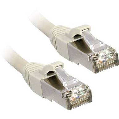 RJ45 Hálózat Csatlakozókábel CAT 6 F/UTP 5 m Szürke Védővel LINDY RJ45 Hálózat Csatlakozókábel CAT 6 F/UTP 5 m Szürke Védővel LINDY
