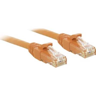 RJ45 Hálózat Csatlakozókábel CAT 6 U/UTP 0.5 m Narancs Védővel LINDY RJ45 Hálózat Csatlakozókábel CAT 6 U/UTP 0.5 m Narancs Védővel LINDY
