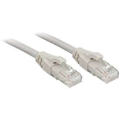 RJ45 Hálózat Csatlakozókábel CAT 6 U/UTP 10 m Szürke Védővel LINDY RJ45 Hálózat Csatlakozókábel CAT 6 U/UTP 10 m Szürke Védővel LINDY