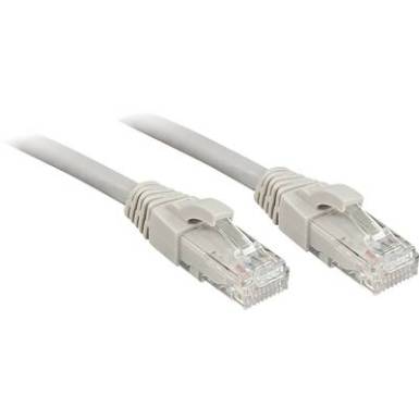 RJ45 Hálózat Csatlakozókábel CAT 6 U/UTP 0.5 m Szürke Védővel LINDY RJ45 Hálózat Csatlakozókábel CAT 6 U/UTP 0.5 m Szürke Védővel LINDY