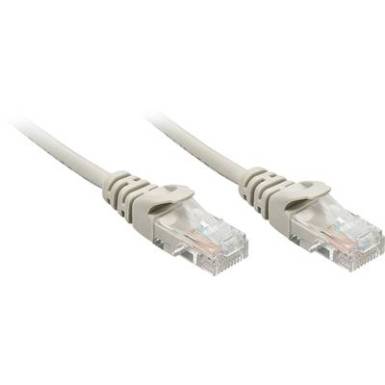 RJ45 H&aacute;l&oacute;zat Csatlakoz&oacute;k&aacute;bel CAT 5e U/UTP 3 m Sz&uuml;rke LINDY