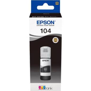 Epson Tinta EcoTank 104 Eredeti Fekete C13T00P140 Epson Tinta EcoTank 104 Eredeti Fekete C13T00P140