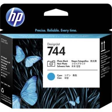HP Nyomógomb HP 744 Eredeti Single Cián, Fotó fekete F9J86A HP Nyomógomb HP 744 Eredeti Single Cián, Fotó fekete F9J86A