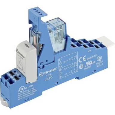Relé modul 1 db Finder 48.P5.7.024.5050 Névleges feszültség: 250 V/AC Max. kapcsolási áram: 15 A 2 váltó Relé modul 1 db Finder 48.P5.7.024.5050 Névleges feszültség: 250 V/AC Max. kapcsolási áram: 15 A 2 váltó