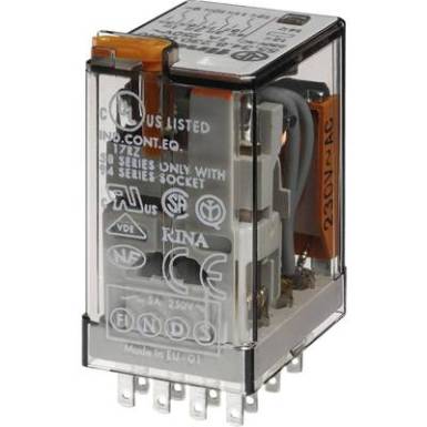 Finder 55.34.8.048.0040 Dugaszrel&eacute; 48 V/AC 7 A 4 v&aacute;lt&oacute; 1 db