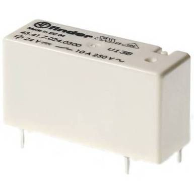 Finder 43.61.9.012.0300 Ny&aacute;k rel&eacute; 12 V/DC 16 A 1 z&aacute;r&oacute; 1 db