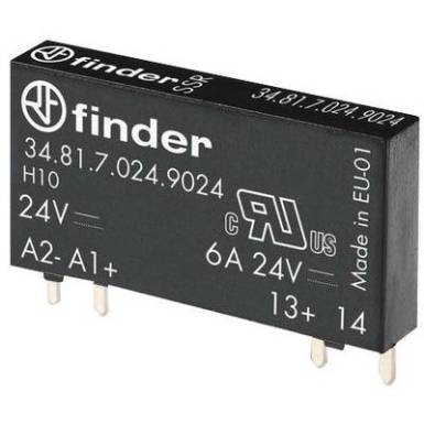 Finder Félvezető relé 1 db 34.81.7.005.9024 Kapcsolási feszültség (max.): 33 V/DC Azonnal kapcsoló Finder Félvezető relé 1 db 34.81.7.005.9024 Kapcsolási feszültség (max.): 33 V/DC Azonnal kapcsoló