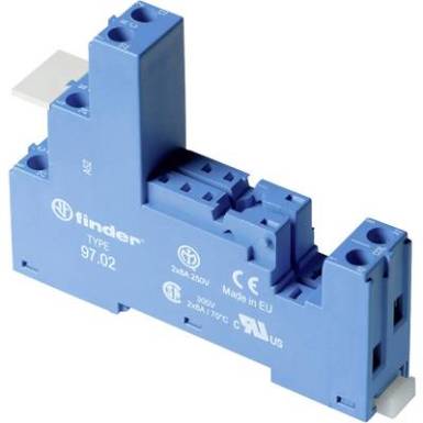 Reléfoglalat 1 db Finder 97.02 Finder 46.52 (H x Sz x Ma) 82.9 x 15.8 x 35.3 mm Reléfoglalat 1 db Finder 97.02 Finder 46.52 (H x Sz x Ma) 82.9 x 15.8 x 35.3 mm