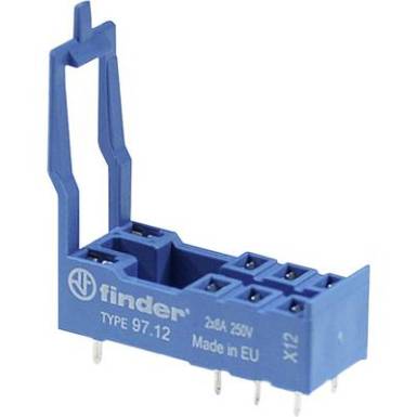 Reléfoglalat 1 db Finder 97.12 Finder 46.52 (H x Sz x Ma) 33 x 12.4 x 38.6 mm Reléfoglalat 1 db Finder 97.12 Finder 46.52 (H x Sz x Ma) 33 x 12.4 x 38.6 mm