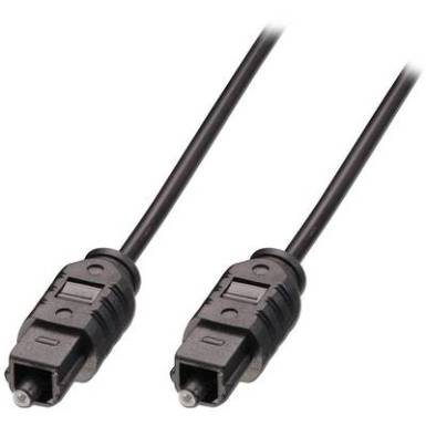 Toslink Digit&aacute;lis audio Csatlakoz&oacute;k&aacute;bel [1x Toslink dug&oacute; (ODT) - 1x Toslink dug&oacute; (ODT)] 0.5 m Fekete LINDY