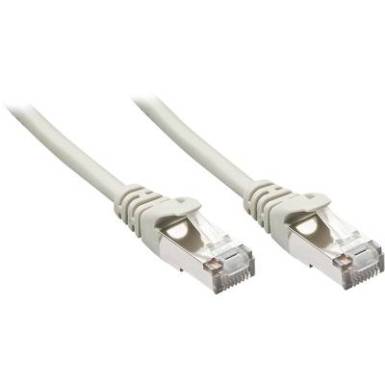 RJ45 Hálózat Csatlakozókábel CAT 5e F/UTP 1 m Szürke Védővel LINDY RJ45 Hálózat Csatlakozókábel CAT 5e F/UTP 1 m Szürke Védővel LINDY