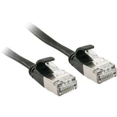 RJ45 Hálózat Csatlakozókábel CAT 6A U/FTP 5 m Fekete Védővel LINDY RJ45 Hálózat Csatlakozókábel CAT 6A U/FTP 5 m Fekete Védővel LINDY