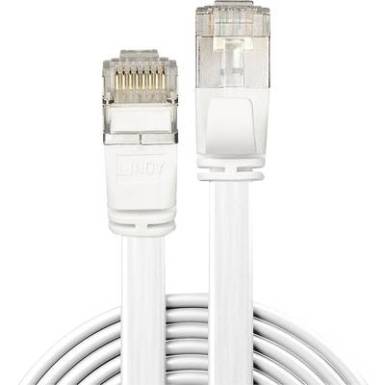 RJ45 H&aacute;l&oacute;zat Csatlakoz&oacute;k&aacute;bel CAT 6A U/FTP 2 m Feh&eacute;r V&eacute;dővel LINDY