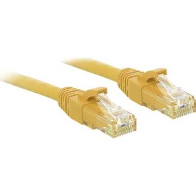 RJ45 Hálózat Csatlakozókábel CAT 6 U/UTP 0.3 m Sárga Védővel LINDY RJ45 Hálózat Csatlakozókábel CAT 6 U/UTP 0.3 m Sárga Védővel LINDY