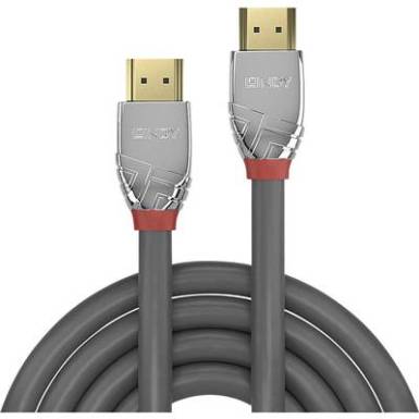 LINDY HDMI Csatlakoz&oacute;k&aacute;bel [1x HDMI dug&oacute; - 1x HDMI dug&oacute;] 7.5 m Sz&uuml;rke