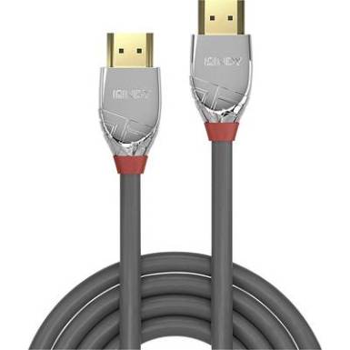LINDY HDMI Csatlakoz&oacute;k&aacute;bel [1x HDMI dug&oacute; - 1x HDMI dug&oacute;] 0.5 m Sz&uuml;rke
