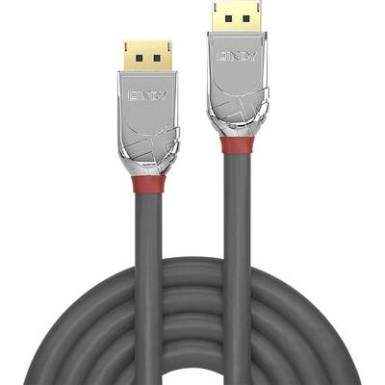 LINDY Kijelző csatlakoz&oacute; Csatlakoz&oacute;k&aacute;bel [1x DisplayPort dug&oacute; - 1x DisplayPort dug&oacute;] 3 m Sz&uuml;rke