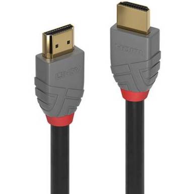 LINDY HDMI Csatlakoz&oacute;k&aacute;bel [1x HDMI dug&oacute; - 1x HDMI dug&oacute;] 0.5 m Fekete
