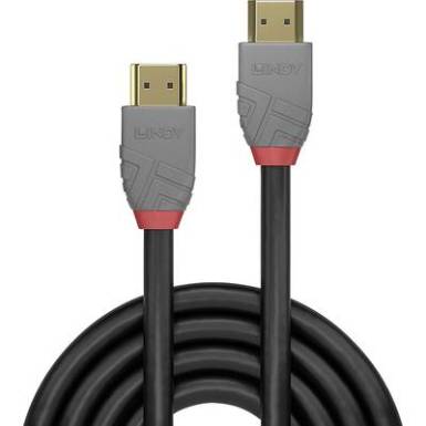 LINDY HDMI Csatlakoz&oacute;k&aacute;bel [1x HDMI dug&oacute; - 1x HDMI dug&oacute;] 3 m Fekete