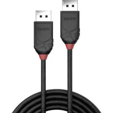 LINDY Kijelző csatlakoz&oacute; Csatlakoz&oacute;k&aacute;bel [1x DisplayPort dug&oacute; - 1x DisplayPort dug&oacute;] 0.5 m Fekete