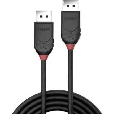 LINDY Kijelző csatlakoz&oacute; Csatlakoz&oacute;k&aacute;bel [1x DisplayPort dug&oacute; - 1x DisplayPort dug&oacute;] 2 m Fekete