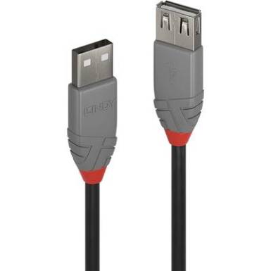 LINDY USB 2.0 Csatlakozókábel 0.5 m Fekete LINDY USB 2.0 Csatlakozókábel 0.5 m Fekete