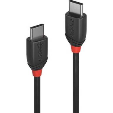LINDY USB 3.1 (Gen 2) Csatlakoz&oacute;k&aacute;bel [1x USB-C dug&oacute; - 1x USB-C dug&oacute;] 0.5 m Fekete