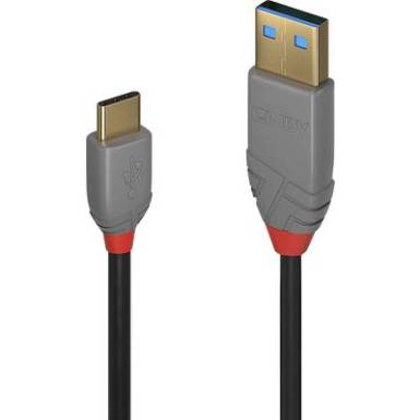 LINDY USB 2.0 Csatlakoz&oacute;k&aacute;bel [1x USB 2.0 dug&oacute;, A t&iacute;pus - 1x USB-C dug&oacute;] 1 m Fekete