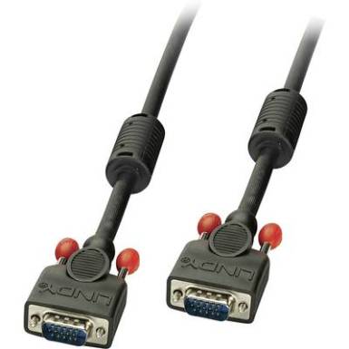 LINDY VGA Csatlakoz&oacute;k&aacute;bel [1x VGA dug&oacute; - 1x VGA dug&oacute;] 0.5 m Fekete