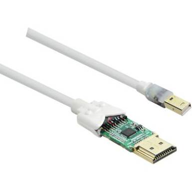 Renkforce HDMI Csatlakoz&oacute;k&aacute;bel [1x Mini DisplayPort dug&oacute; - 1x HDMI dug&oacute;] 0.50 m Feh&eacute;r