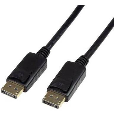 LogiLink Kijelző csatlakoz&oacute; Csatlakoz&oacute;k&aacute;bel [1x DisplayPort dug&oacute; - 1x DisplayPort dug&oacute;] 5 m Fekete