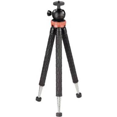Háromlábú állvány Hama Traveller Pro Munkamagasság=23 - 105 cm Fekete, Ezüst, Piros Okostelefonokhoz és GoPro-hoz Háromlábú állvány Hama Traveller Pro Munkamagasság=23 - 105 cm Fekete, Ezüst, Piros Okostelefonokhoz és GoPro-hoz