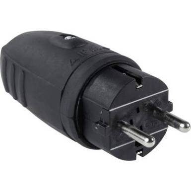 as - Schwabe 60410 Védőérintkezős dugó 230 V Fekete IP44 as - Schwabe 60410 Védőérintkezős dugó 230 V Fekete IP44
