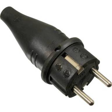 as - Schwabe 60412 Védőérintkezős dugó Tömör gumi 230 V Fekete IP44 as - Schwabe 60412 Védőérintkezős dugó Tömör gumi 230 V Fekete IP44