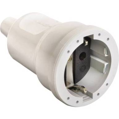 as - Schwabe 62224 V&eacute;dő&eacute;rintkezős alj PVC 230 V Feh&eacute;r