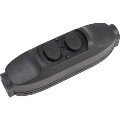 as - Schwabe 45223 Köztes kapcsoló PRCD-vel 230 V Fekete IP55 as - Schwabe 45223 Köztes kapcsoló PRCD-vel 230 V Fekete IP55