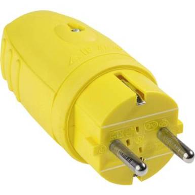 as - Schwabe 62403 Védőérintkezős dugó Gumi 230 V Sárga IP44 as - Schwabe 62403 Védőérintkezős dugó Gumi 230 V Sárga IP44