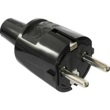 as - Schwabe 62222 Védőérintkezős dugó PVC 230 V Fekete as - Schwabe 62222 Védőérintkezős dugó PVC 230 V Fekete