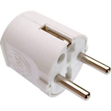 as - Schwabe 45031 Védőérintkezős dugó PVC 230 V Fehér IP20 as - Schwabe 45031 Védőérintkezős dugó PVC 230 V Fehér IP20