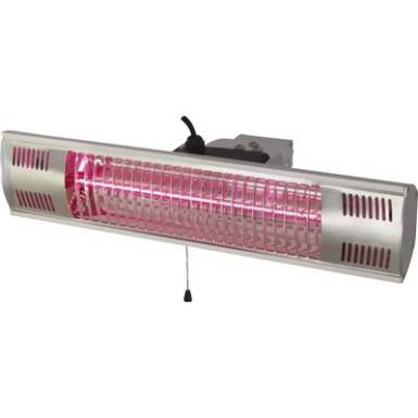 Rövidhullámú infra hősugárzó 1500 W Ezüst (matt) Silva Homeline 510021 Rövidhullámú infra hősugárzó 1500 W Ezüst (matt) Silva Homeline 510021