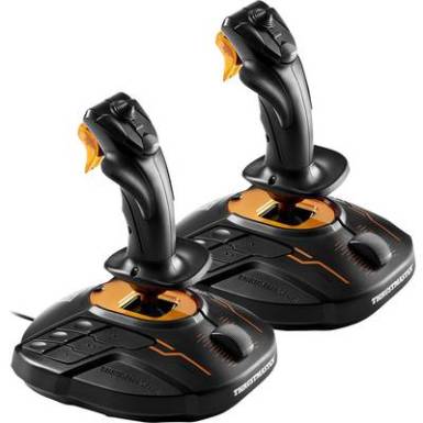 Thrustmaster T.16000M Space Sim Duo Stick Repülésszimulátor joystick PC Fekete, Narancs Thrustmaster T.16000M Space Sim Duo Stick Repülésszimulátor joystick PC Fekete, Narancs