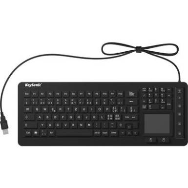 Keysonic KSK-6231 INEL (CH) USB-s billentyűzet Fekete Világít, Beépített érintőpanel, Egérgombok Keysonic KSK-6231 INEL (CH) USB-s billentyűzet Fekete Világít, Beépített érintőpanel, Egérgombok