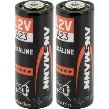 Ansmann LR23 Speciális elem 23 A Alkáli mangán 12 V 2 db Ansmann LR23 Speciális elem 23 A Alkáli mangán 12 V 2 db