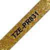 Feliratozó szalag Brother TZe-PR831 Szalagszín: Arany Szövegszín:Fekete 12 mm 8 m