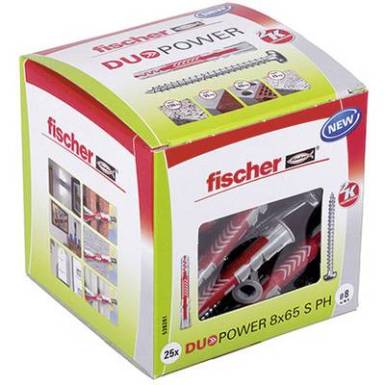 Fischer 2 komponensű tipli 65 mm 8 mm 538261 25 db